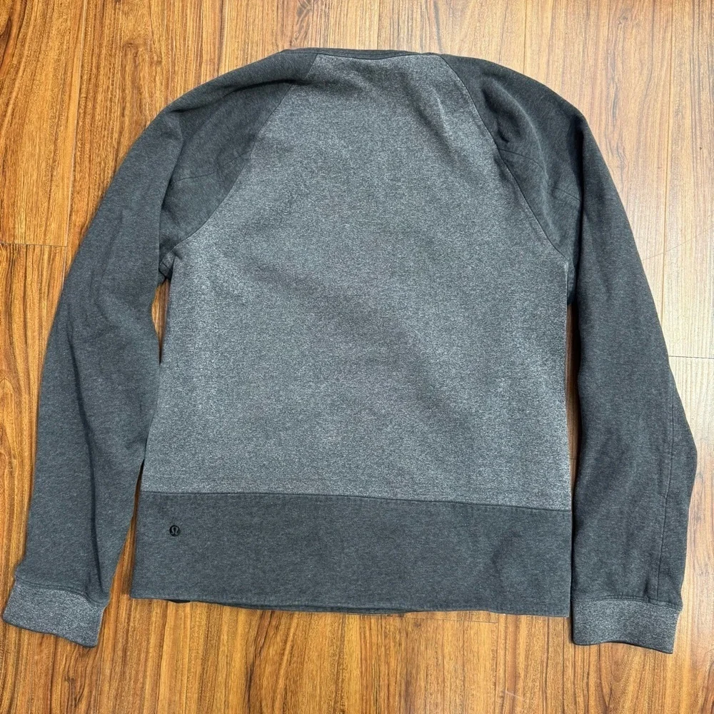 Lululemon Gray Sweatshirt with Side Zipper Small